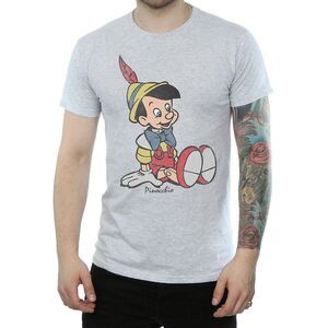 Pinocchio Mens Classic T-Shirt / Sports Grey